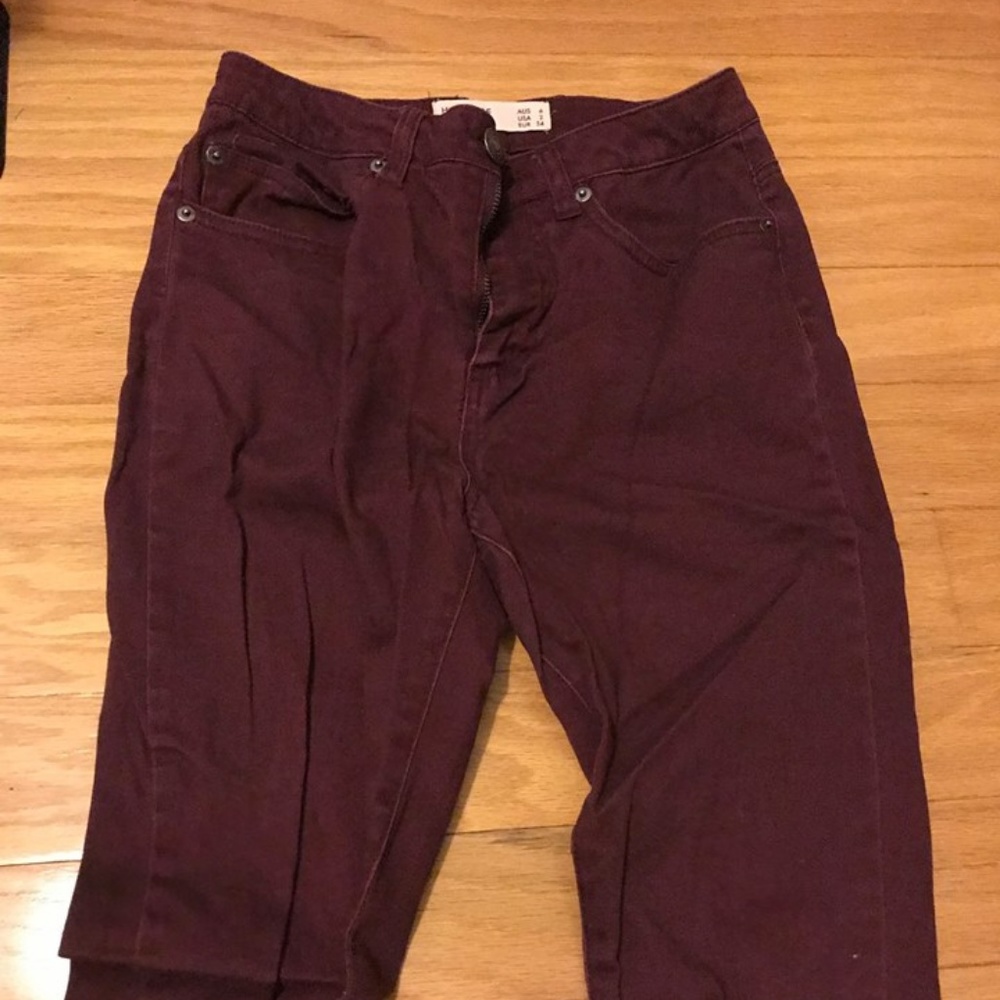 Cotton On Burgundy Pants